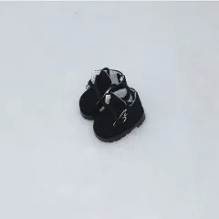 Without Doll 17CM Keychain Replacement Clothes Dress Shoe Accessories - 3.8Cm Black High - View 1