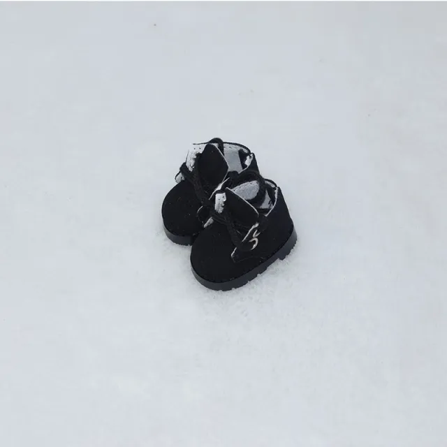 Without Doll 17CM Keychain Replacement Clothes Dress Shoe Accessories 3.8Cm Black High - Shop at LoveMi