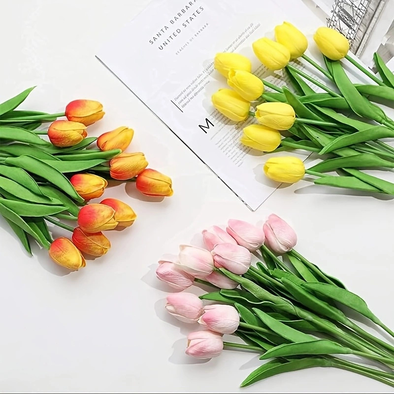 Home-style Hotel Wedding Photography Props Artificial Tulips