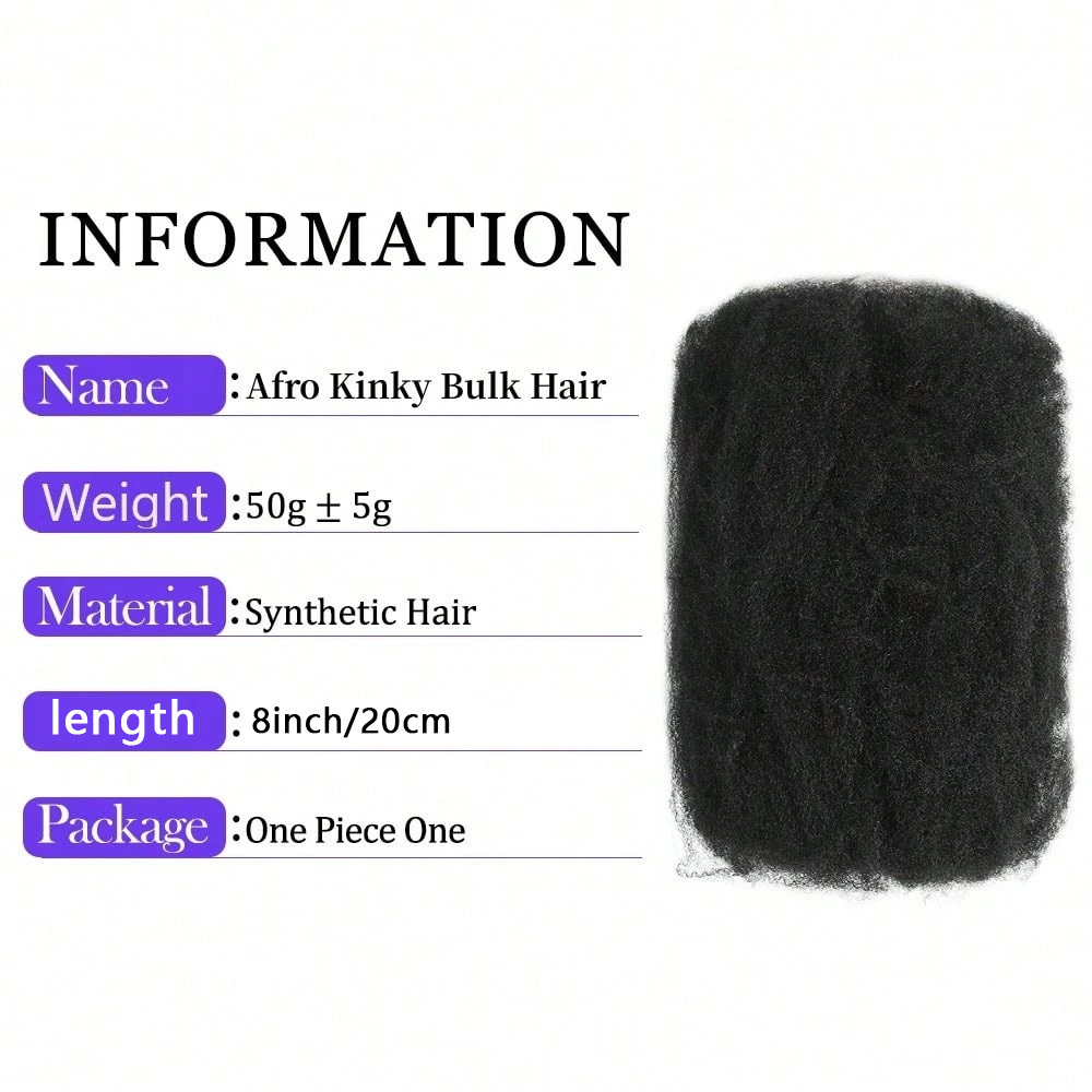 Synthetic Fiber Dreadlock Volumizing Hair Extensions And Accessories