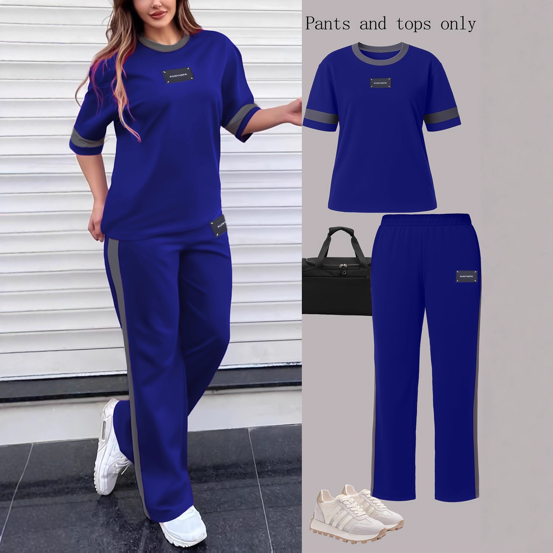 SpringSummer New Arrival Fashionable Trendy Multi-Color Casual Two-Piece Set... 8