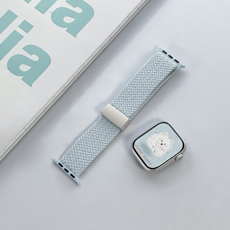 High-End Summer Light Mint Nylon Watch Strap Series