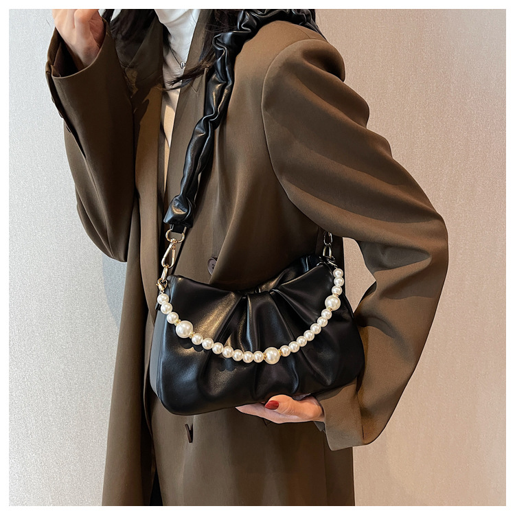 Title 3, Womens Fashionable Textured Pearl Hand Pleated...