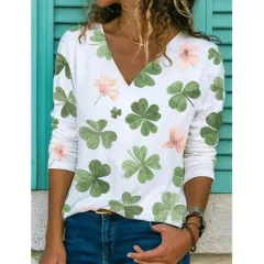 Street Popular Autumn And Winter New Women's Tops Printed Long Sleeve - Element 5 - View 1