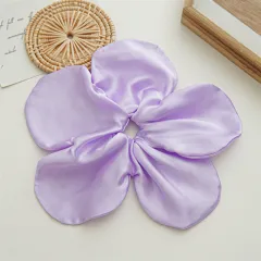Female Summer Large Size Flower Hairband - Purple - View 1