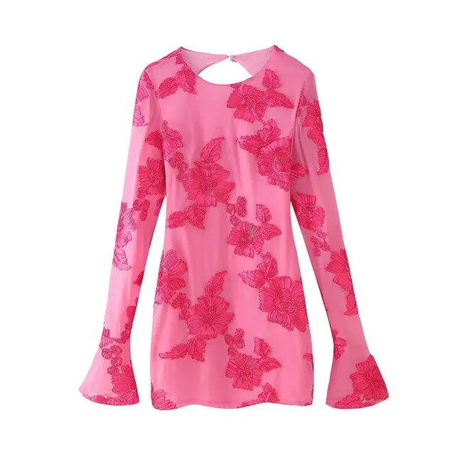 Women's Embroidered Sleeveless Straight Holiday Dress Long Sleeve Dress - Shop at LoveMi