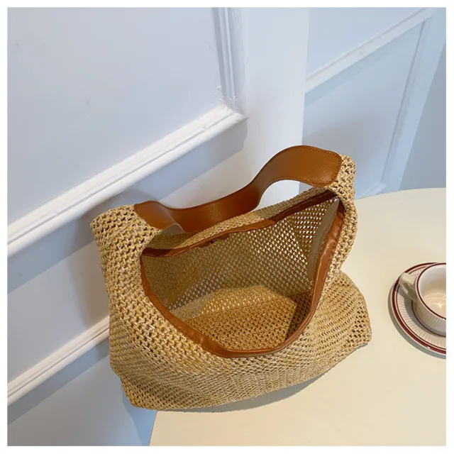 Fashion Casual Retro Tote Straw Brown - Shop at LoveMi