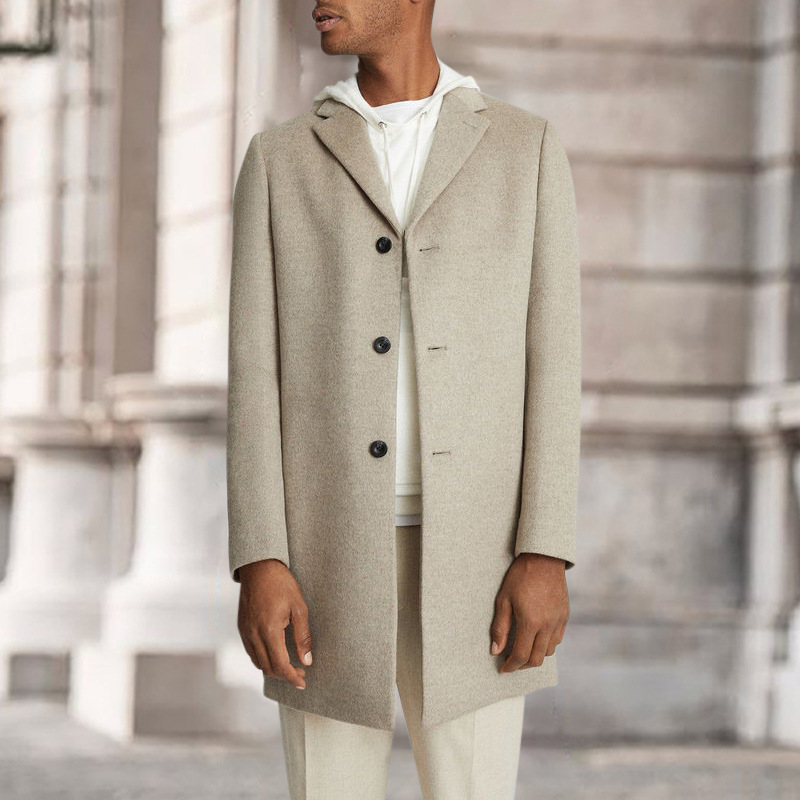 Wool-Blend Overcoat