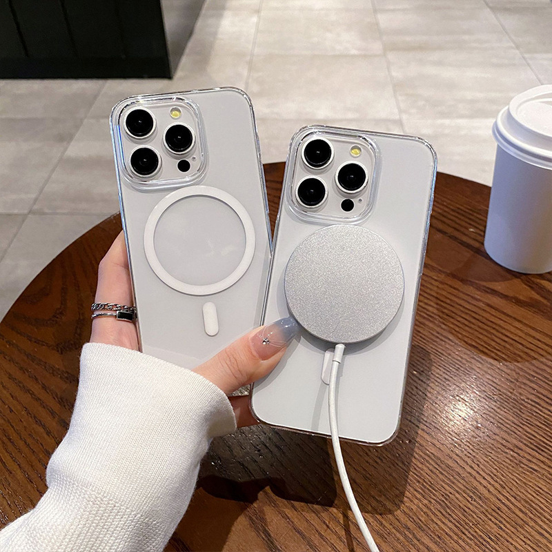 Acrylic Magnetic Phone Case With Fingerprint-resistant Coating