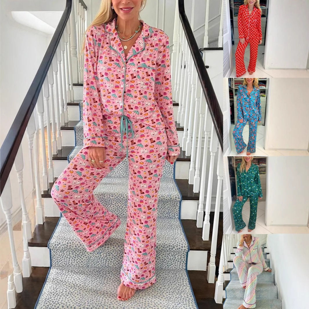 Women's Autumn Comfortable Homewear Two-piece Set