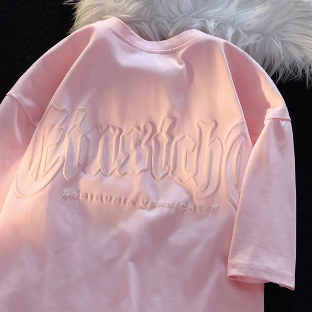 T shirt Women's Summer Raglan Short Sleeve Pink - Shop at LoveMi