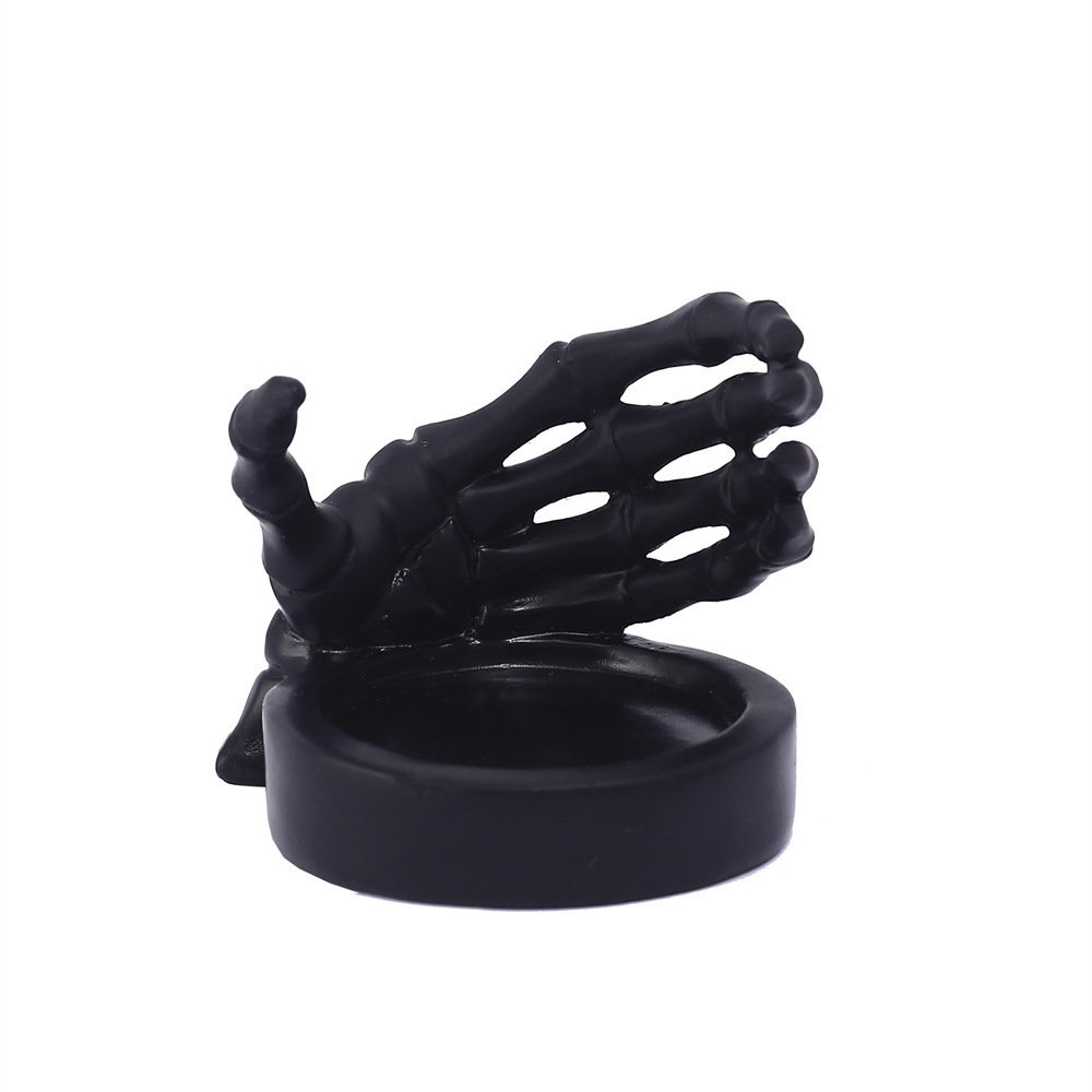 Skull hand guard candlestick base halloween furnishings