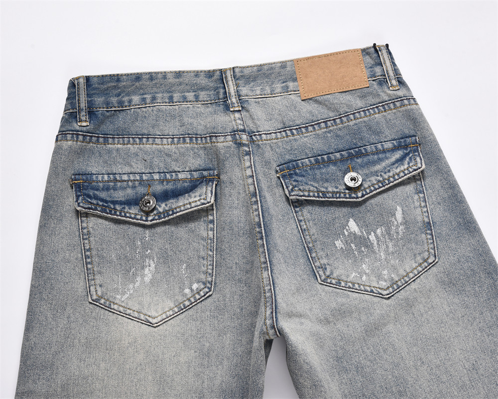 Splash Ink Slightly Pull Wide Leg Men