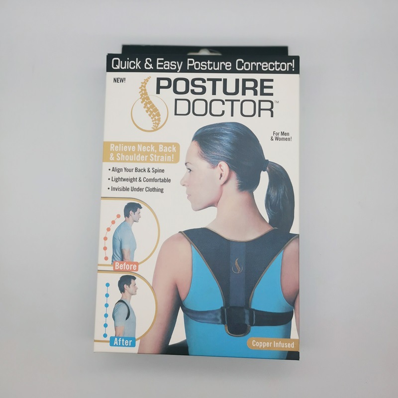 Clavicular Belt Back Posture Orthotics Band Anti-Humpback Sitting Posture Bunion Corrector Shoulder Adjustable Posture - Image 17