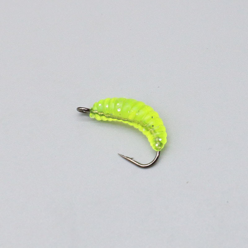 Bionic Maggots With Hook Soft Bait Lure Suit