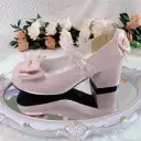 Retro Style Fashionable Low-heeled Womens Pumps view 7