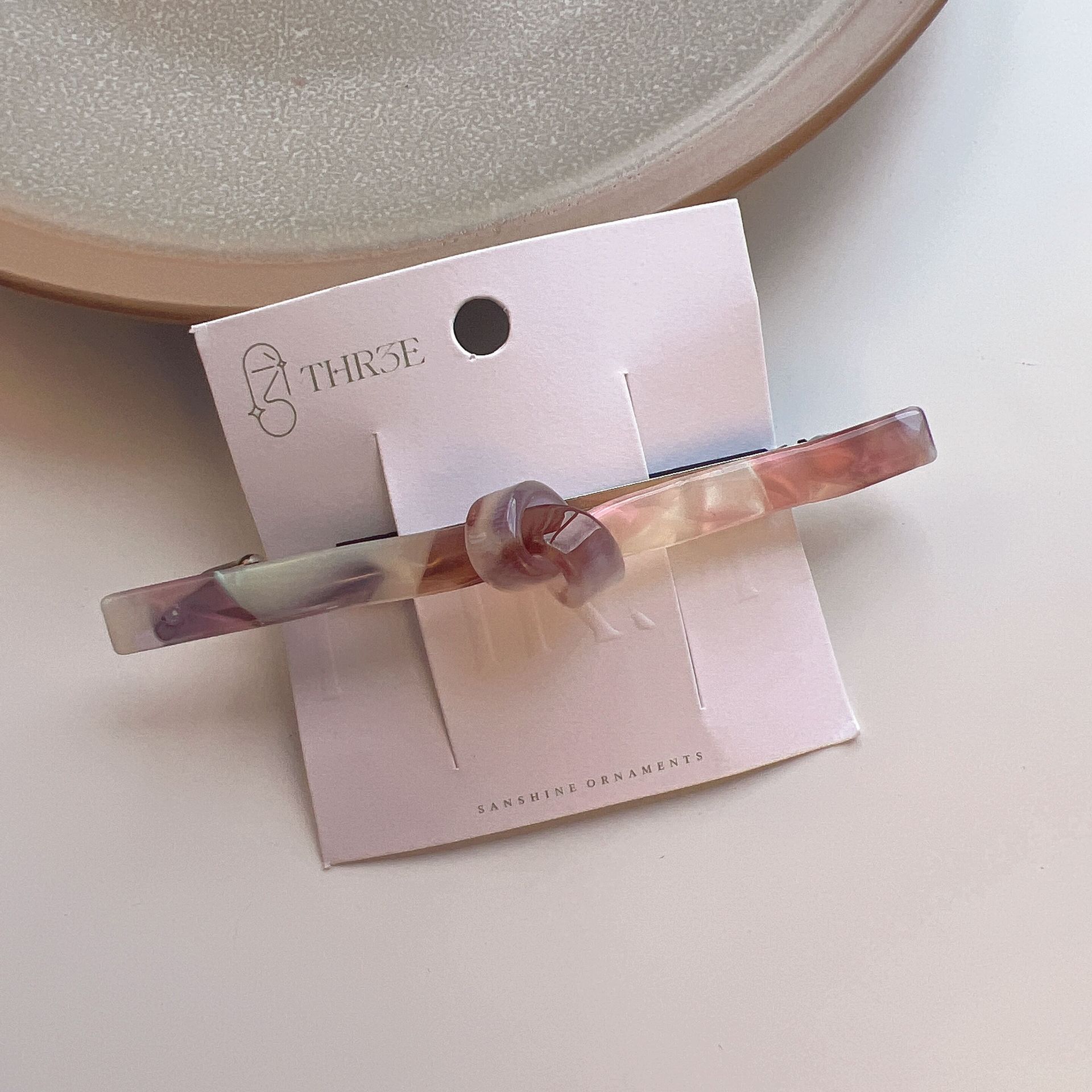 Acetic Acid Knot Clip Spring Hairpin Liu