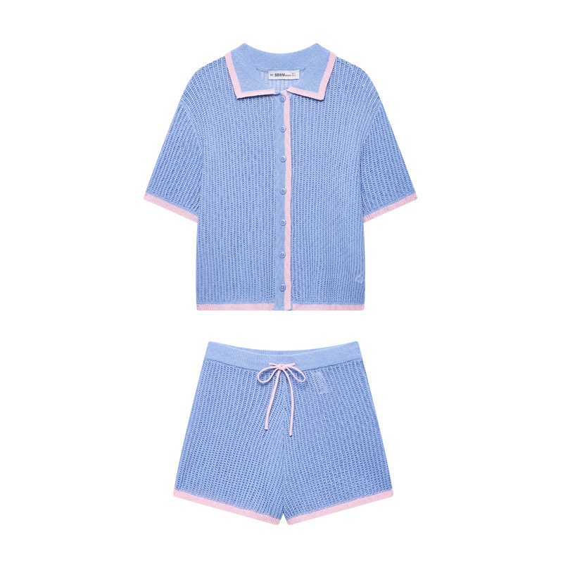 European And American Style Knitwear Shorts