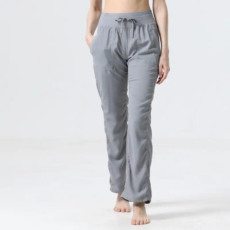 Women's Mid Waist Casual Slimming Workout Pants