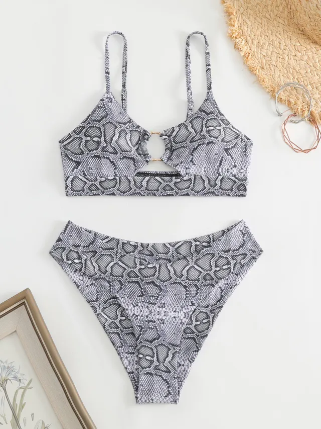 Sexy Bikini Snake Pattern Snake Pattern Xl - Shop at LoveMi