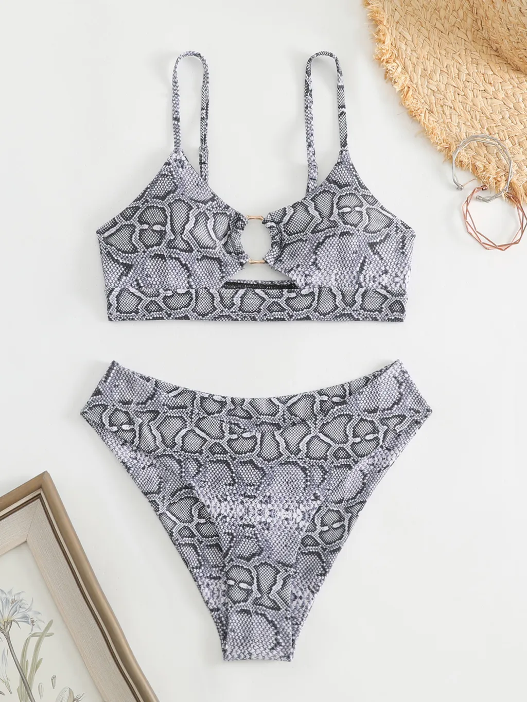 Sexy Bikini Snake Pattern - Snake Pattern-Xl