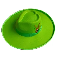 Big Brim Autumn And Winter Woolen Jazz Top Hat Ladies - Model 14 - View 1
