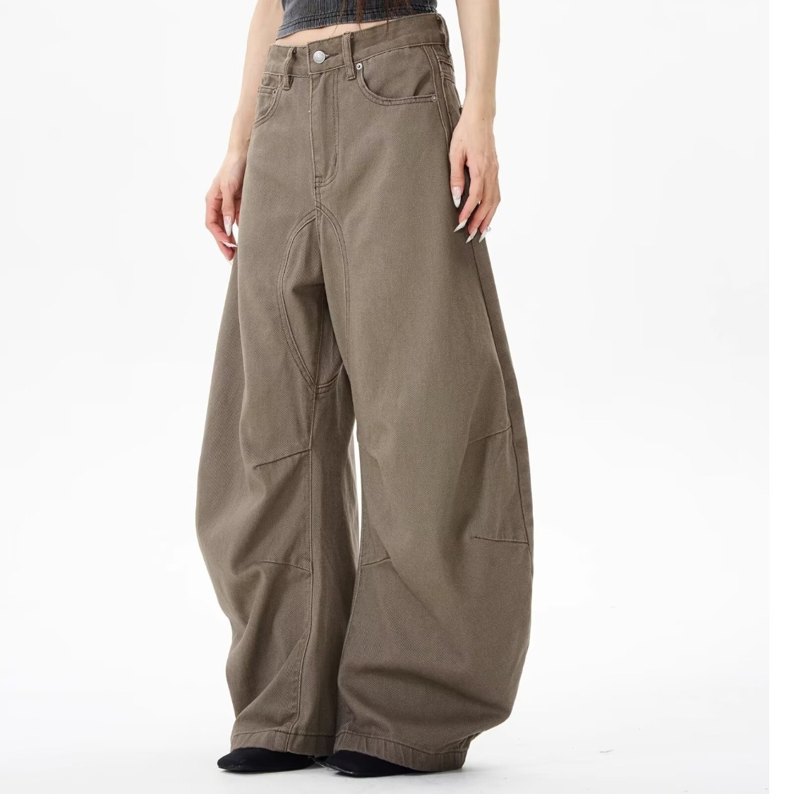 American-style Vintage-fit Bootcut Jeans