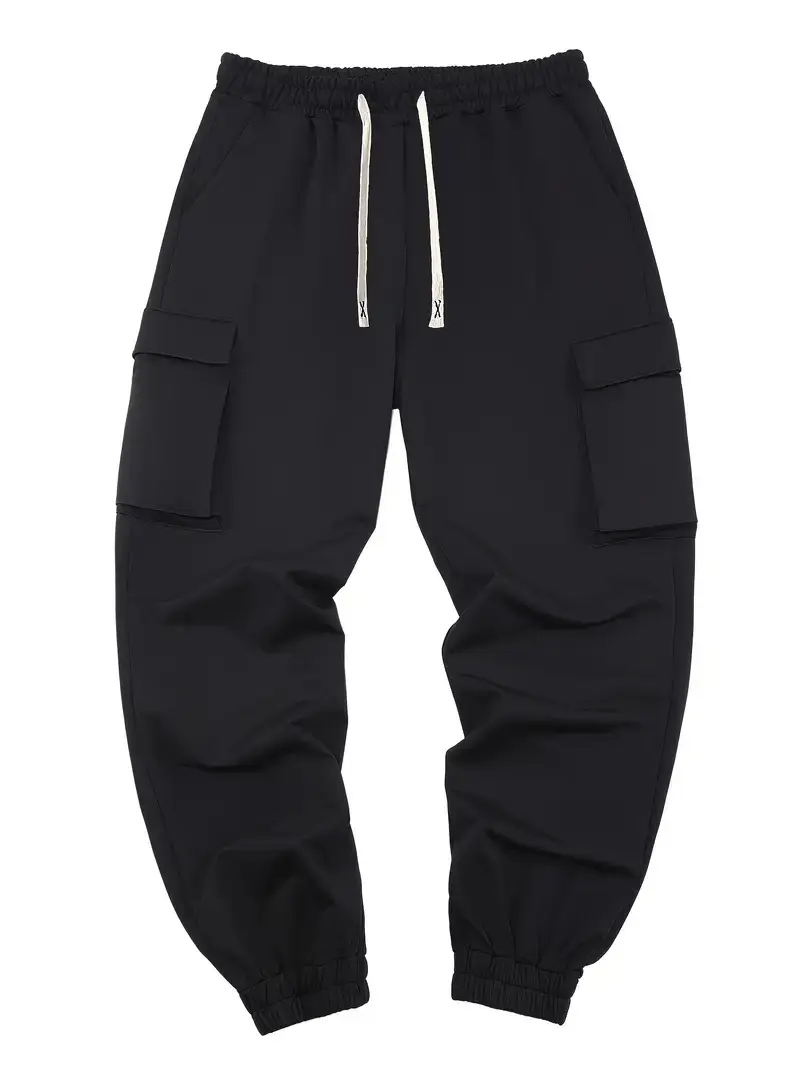 Men's Multi-pocket Workwear Pants Ancient Leisure Tappered Trousers