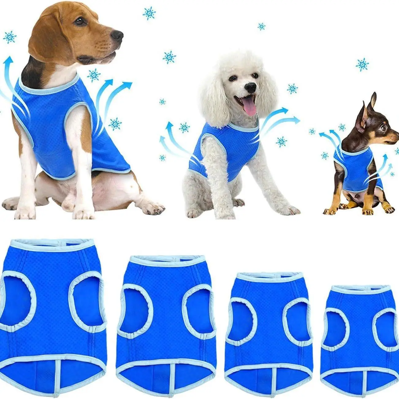Sweat Absorbing Dog Vest Summer Cooling