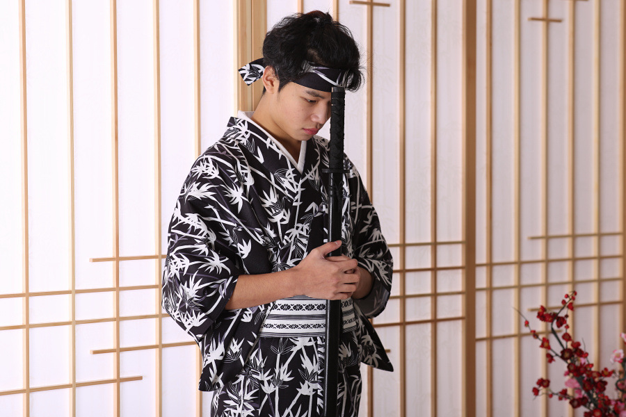 Men's Kimono Photography Props
