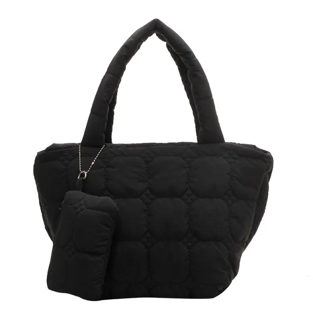 Fashion Shoulder Messenger Bag Space Cotton Black - Shop at LoveMi