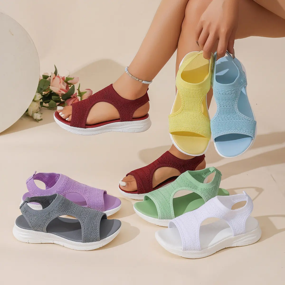 Summer European And American Beach Sandals