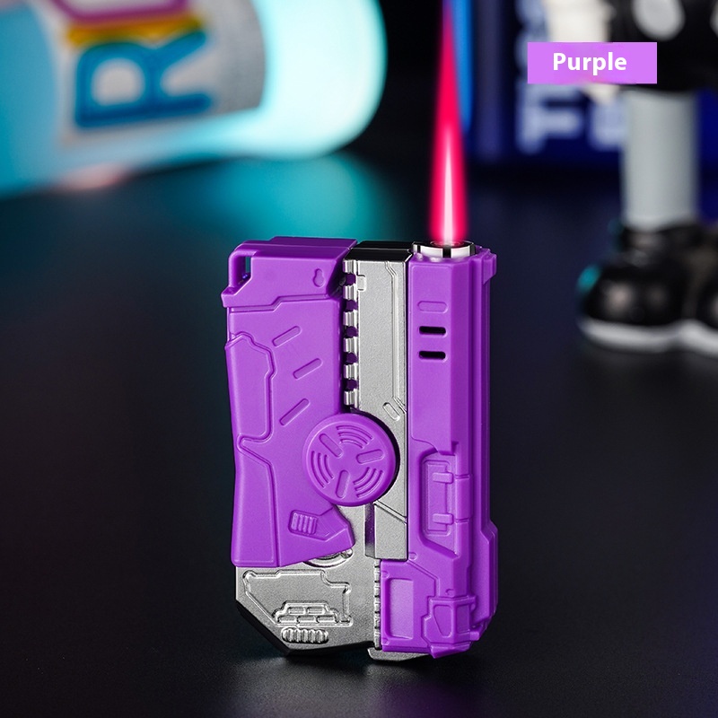 Personalized Fingertip Decompression Gyro Folding Gas Lighters - Picture 13 of 15