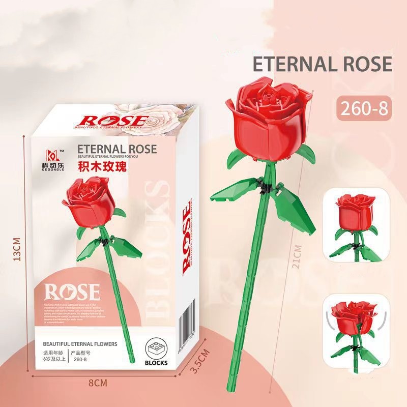 Red Rose Two Forms Boxed