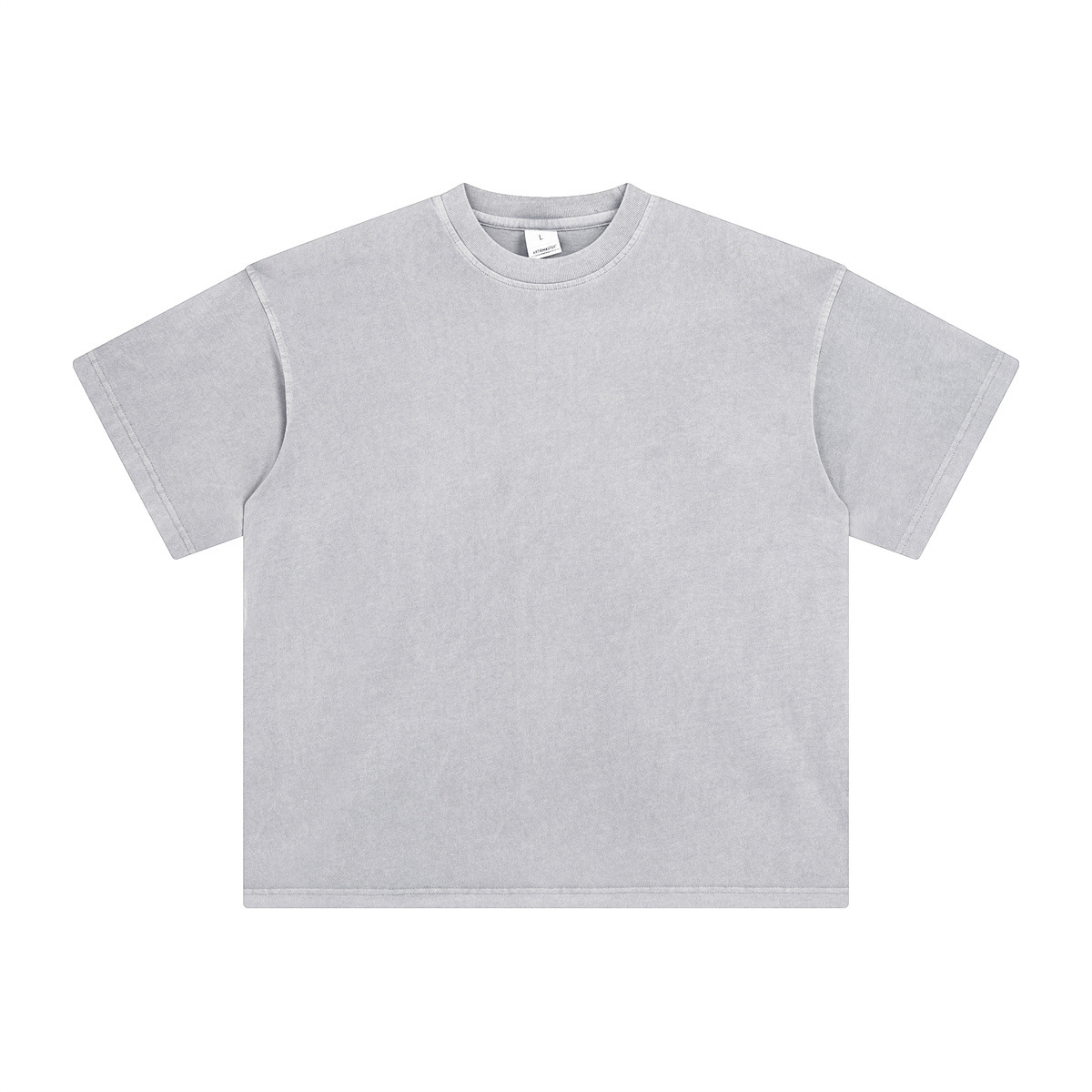 Short Sleeve Washed Gray