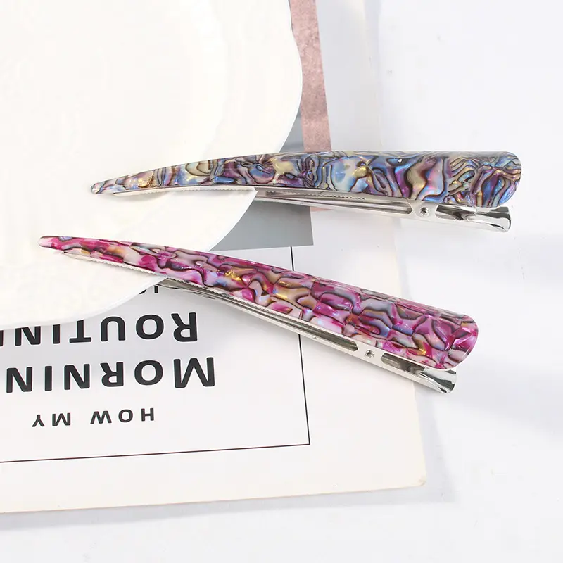 Acrylic Metal Hair Clips Accessories Headdress Grip