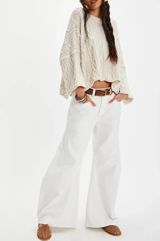 In Europe And America O neck Short Loose Sweater Apricot - Shop at LoveMi