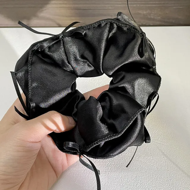 Ballet Ribbon Bow Hair Rope Satin C Black - Shop at LoveMi