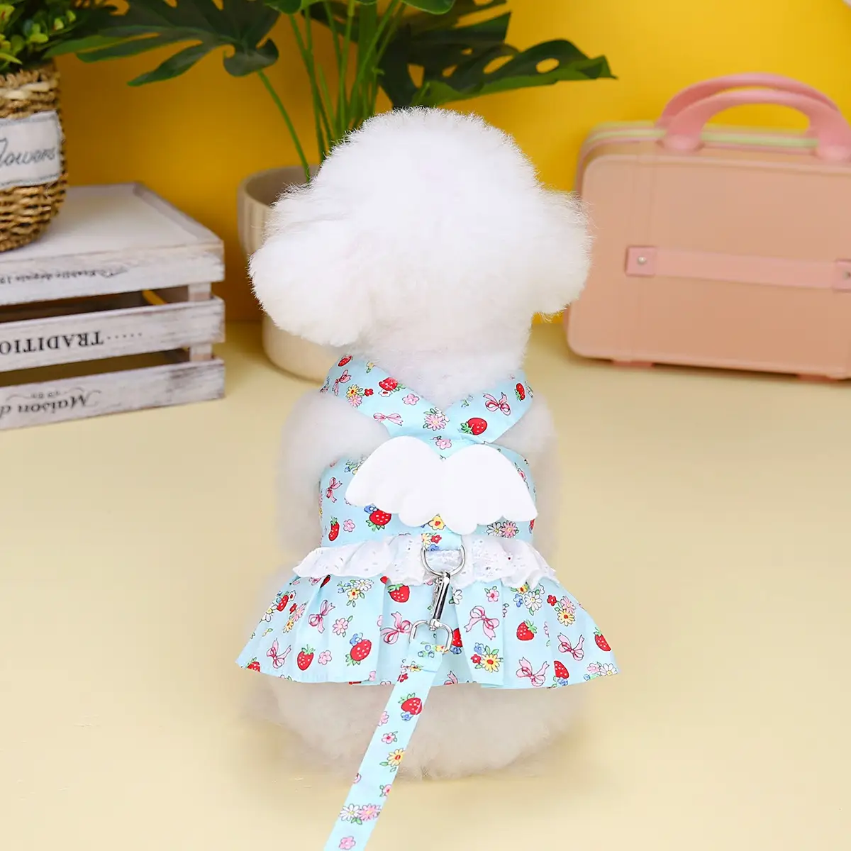 Pet Princess Dress Traction Buckle Clothes Pet Dog Clothes