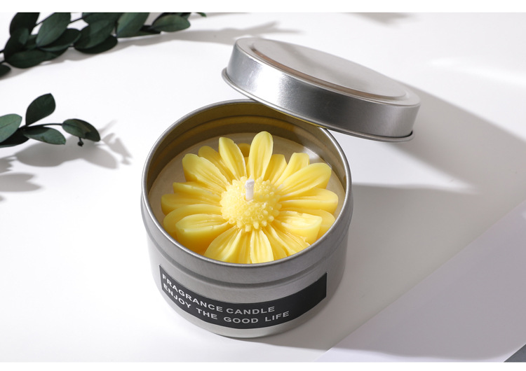 Title 4, Iron Can Aromatherapy Candle Cup Wax Handmade S...