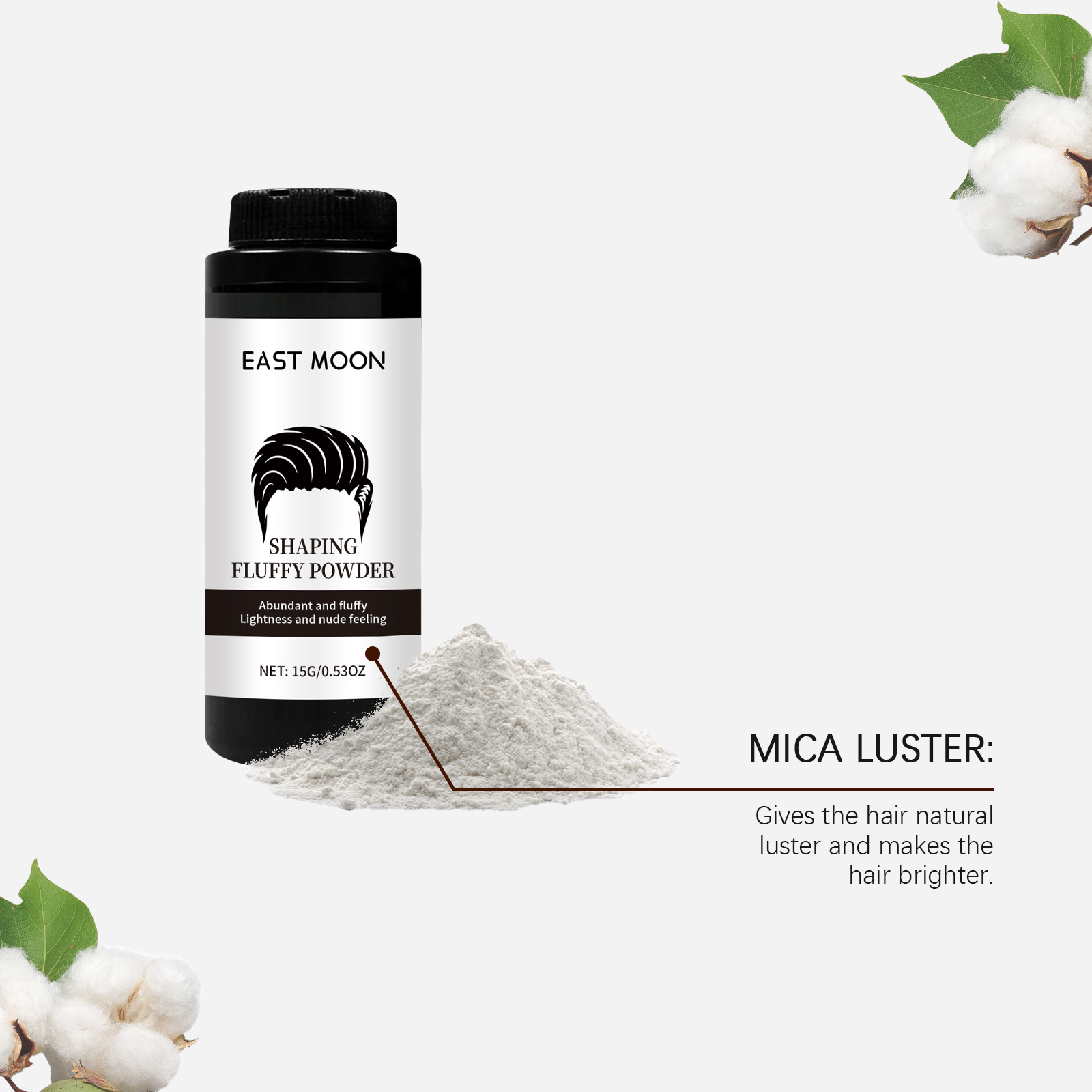 Title 7, Lazy Hair Shape Fluffy Styling Puder. Kreiere m...