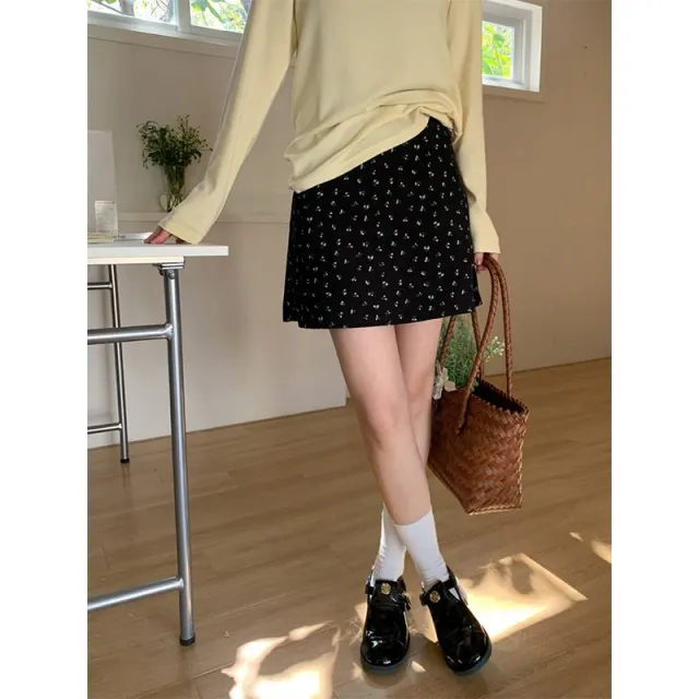 Women's Solid Color Simple Casual Versatile Top K301 Black Shivering - Shop at LoveMi