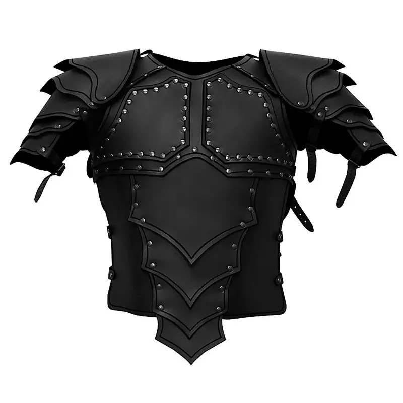 Faux Leather Armour Vest