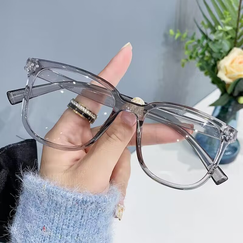 Women's Solid Color Anti-blue Light Advanced Sense Glasses - Image 3