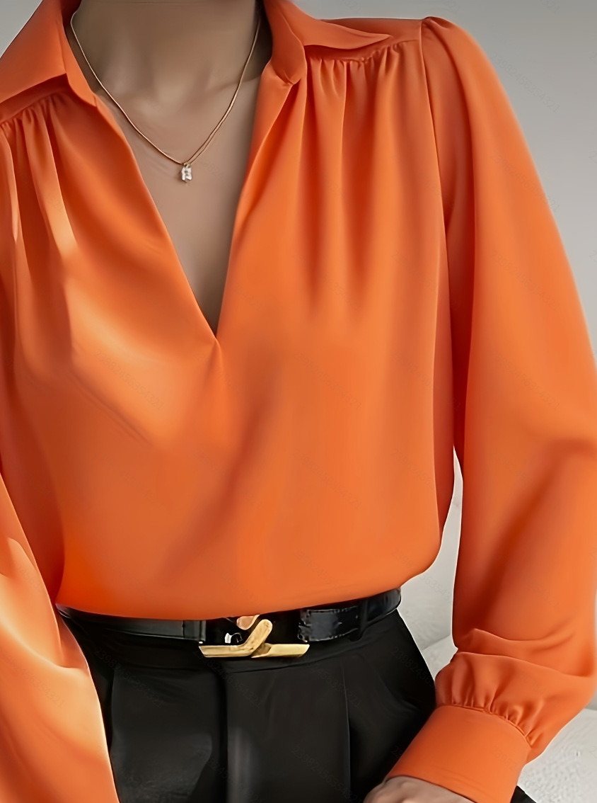 Satin Pleated Long Sleeve Top 12 a0569325 13a7 44b4 8a3d bf71cc5ceda6