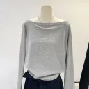 Kjyk704 Gray Long Sleeves
