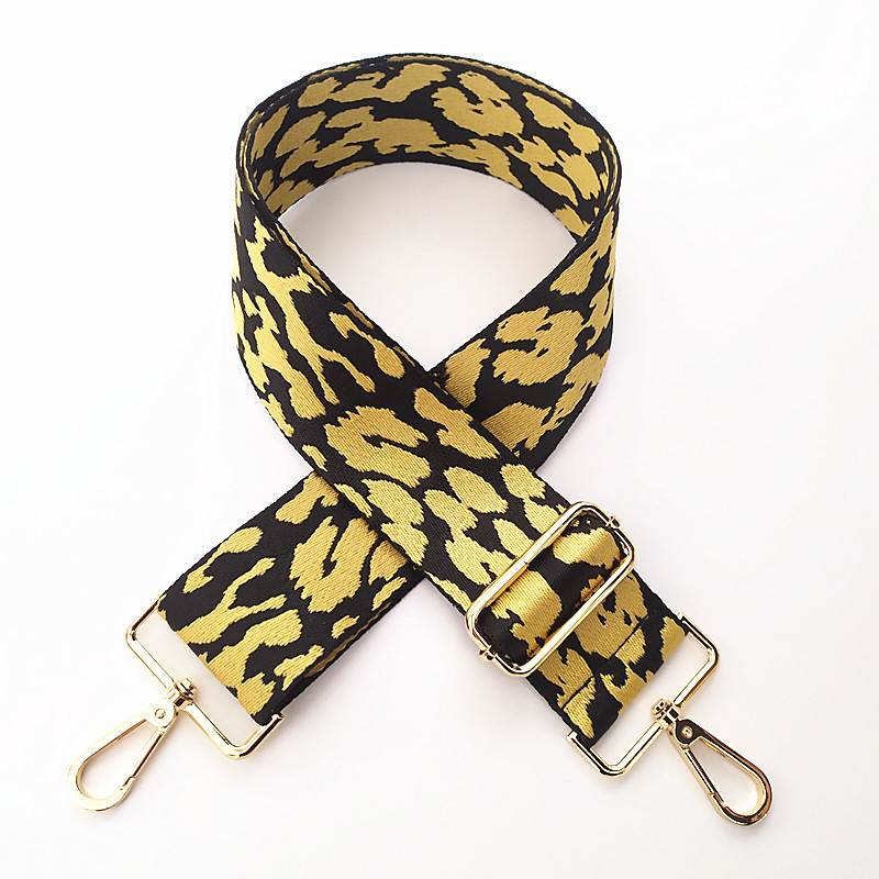 Yellow And Black Leopard Print