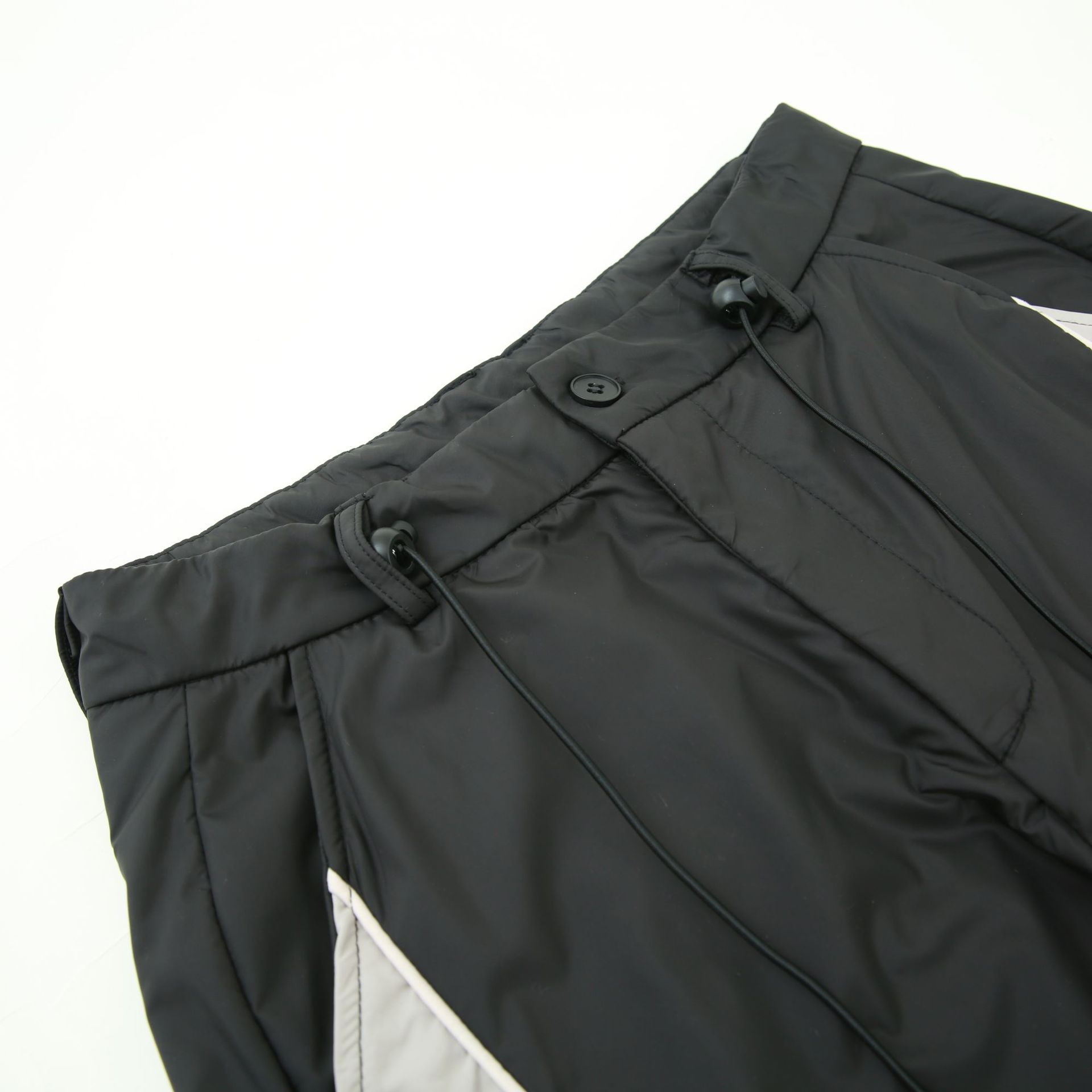 Real Shot American Street Fashion Stitching Structure Casual Trousers