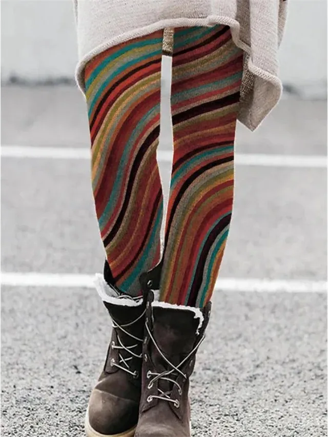 Christmas Leggings European And American Elastic Women - 11 Style-2Xl