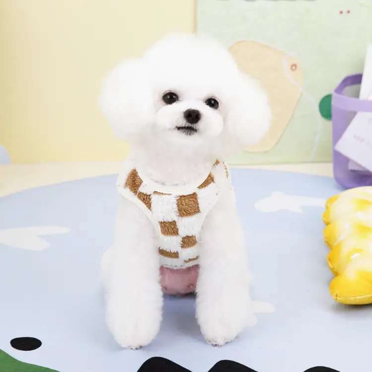 Autumn And Winter Dog Clothes Pet Velvet Thermal Vest